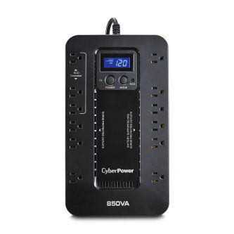 850VA/510W, Simulated Sine Wave, NEMA 5-15P, 5 ft cord, 12 NEMA 5-15R, USB, PowerPanel Personal Edition software, 3 year warranty