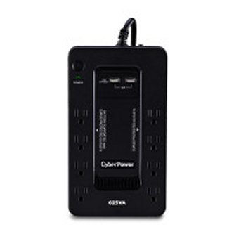 625VA/360W, Standby UPS, Compact, 120V, (8) NEMA 5-15R, 2xUSB Charge Ports (2.1A Shared), 5Ft Cord, PowerPanel Personal Software, 3-Yr Warranty