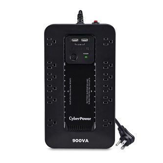 120V 15A 12 Outlets 2xUSB Charge Ports 5 Ft Cord 3-Year Warranty