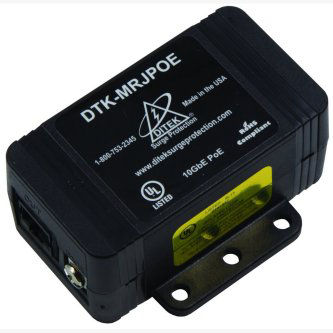 10 GbE Power-over-Ethernet Surge Protector