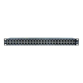 24 Channel Rackmount POE/Ethernet Protector, 1U, Shielded RJ45 In/Out, 10GbE