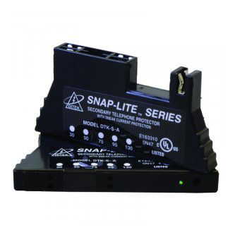 50V - 66 Block Snap On Protection for Digital circuits w/ 150mA self resettable fuse, for digital circuits