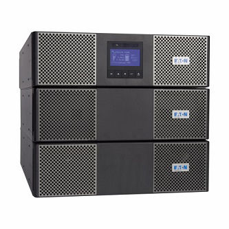 Eaton 9PX 8000VA 7200W 208V Online Double-Conversion UPS - Hardwired Input, 18x 5-20R, 2 L6-30R Outlets, Cybersecure Network Card, Extended Run, 9U Rack/Tower