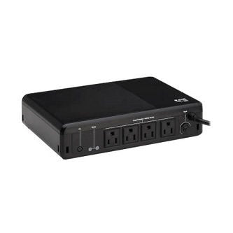 Tripp Lite 600VA 300W 120V Standby UPS - 4 NEMA 5-15R Outlets (Surge + Battery Backup), 5-15P Plug, Desktop