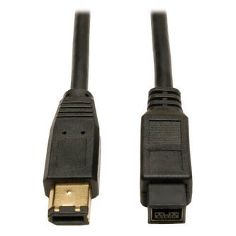 FireWire 800 IEEE 1394b Hi-speed Cable (9pin/6pin M/M) 10 ft. (3.05 m)