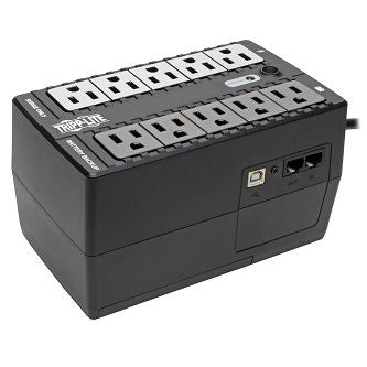 550VA 300W Standby UPS - 10 NEMA 5-15R Outlets, 120V, 50/60 Hz, USB, 5-15P Plug, Desktop/Wall Mount