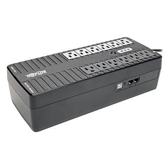 750VA 450W Standby UPS - 12 NEMA 5-15R Outlets, 120V, 50/60 Hz, USB, 5-15P Plug, Desktop / Wall Mount