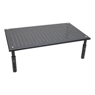 Monitor Riser for Desk, 18 x 11 in. - Height Adjustable, Metal, Black