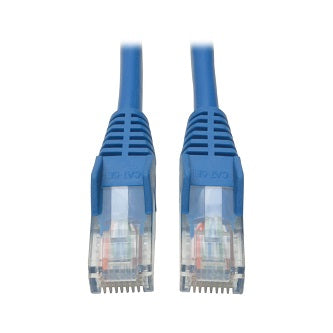 Cat5e 350 MHz Snagless Molded (UTP) Ethernet Cable (RJ45 M/M), PoE - Blue, 50 ft. (15.24 m)
