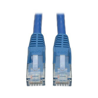 Cat6 Gigabit Snagless Molded (UTP) Ethernet Cable (RJ45 M/M), PoE, Blue,  5 ft. (1.52 m)