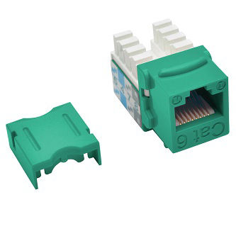 Tripp Lite GREEN CAT5/6 KEYSTONE JACK