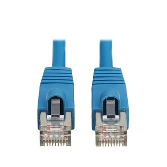 Cat8 40G Snagless SSTP Ethernet Cable (RJ45 M/M), PoE, LSZH, Blue, 3 m (9.8 ft.)