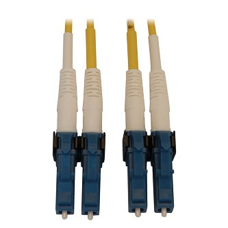 400G Duplex Singlemode 9/125 OS2 Switchable Fiber Optic Cable (LC/UPC M/M), LSZH, Yellow, 2 m (6.6 ft.)