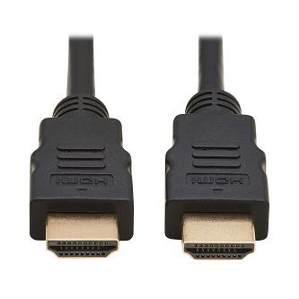 High-Speed HDMI Cable, Digital Video with Audio, UHD 4K (M/M), Black, 20 ft. (6.09 m)