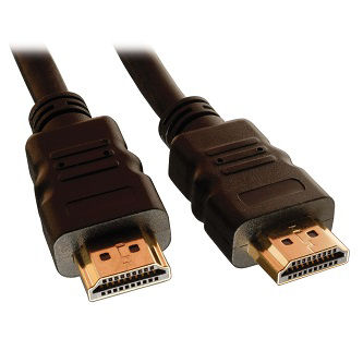 High Speed HDMI Cable with Ethernet, UHD 4K, Digital Video with Audio (M/M), 1 ft. (0.31 m)
