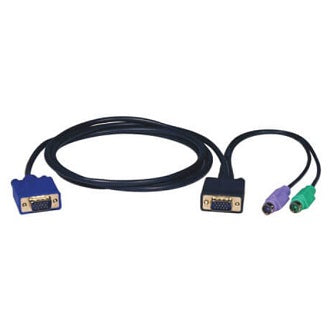 PS/2 (3-in-1) Cable Kit for KVM Switch B004-008, 15 ft. (4.57 m)