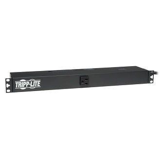 2.4kW Single-Phase 120V Basic PDU, 13 NEMA 5-15/20R Outlets, NEMA 5-20P Input, 15 ft. (4.57 m) Cord, 1U Rack-Mount