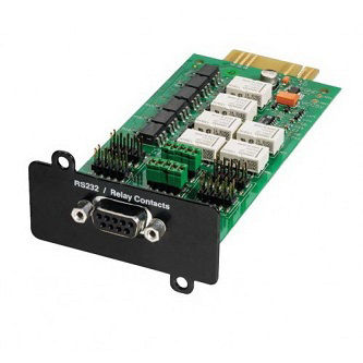 DB9 RS-232 Relay/Serial Interface Mini-Slot Card for Eaton 5PX G2, 9SX, and 9PX Lithium-ion UPS Systems