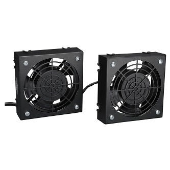 SmartRack Wall-Mount Roof Fan Kit - 2-120V high-performance fans; 210 CFM; 5-15P plug