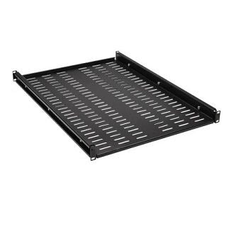 SmartRack Adjustable-Deep Steel Rack Shelf - 1U, Vented, 250 lb. (113 kg) Capacity