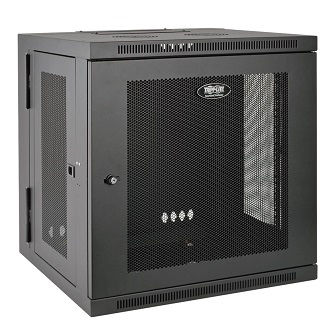B Stock: SmartRack 12U UPS-Depth Wall-Mount Small Rack Enclosure, Hinged     Back