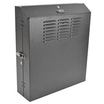 SmartRack 6U Low-Profile Vertical-Mount Switch-Depth Wall-Mount Rack Enclosure Cabinet