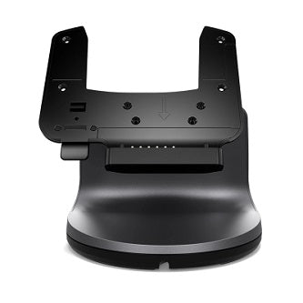 Elo Pay M100 rotating POS dock with pogo-pins, requires E120428, E120022, or E640293. Minimum order quantity 150.