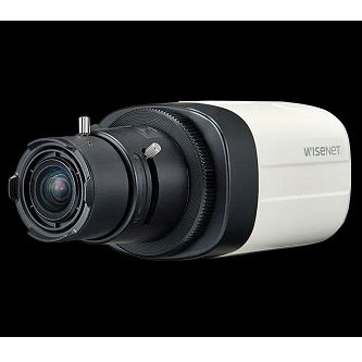 Wisenet HD+ 4MP box camera, AHD or CVBS formats are available, RS485 /Coaxial Control, true D/N, 24VAC/12VDC