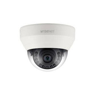 Wisenet HD+ 2MP IR indoor dome camera, AHD, CVI, TVI, CVBS formats are available, 4.0 mm fixed lens, true D/N, 12VDC