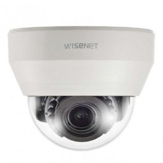 Wisenet HD+ 2MP, Full HD(1080p) 30fps IR indoor dome camera, AHD/TVI/CVI/CVBS, motorized vari-focal lens (3.1X) (3.2-10mm), 120 dB true WDR, true D/N, 24VAC/12VDC, IR distance 65 feet