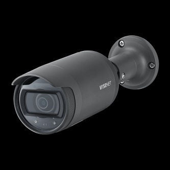 L series outdoor bullet camera, 2MP  30fps,3mm fixed focal lens , Double codec H.264/MJPEG, Wisestream II, 120dB WDR, IR LEDs, hallway view, SD card, IP66, PoE, White