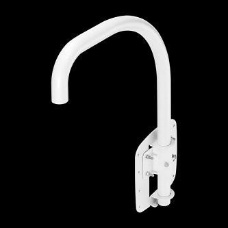 Parapet Mount Accessory, compatible with all full size outdoor PTZs and all caps, White