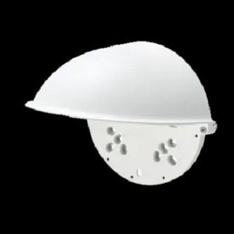Weather cap for the following outdoor domes: (QNV- 6012R/6022R/6032R/8010R/8020R/8030R), white color
