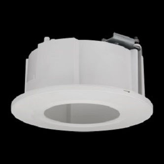 In-ceiling flush mount accessory for: HCV-6070R/6080R/7070R/7070RA, PND-9080R, QNV-6070R/6082R/7080R/8080R, XND-6080RV/6080V/8080R/8080RV/L6080R/L6080RV/L6080V (White color)