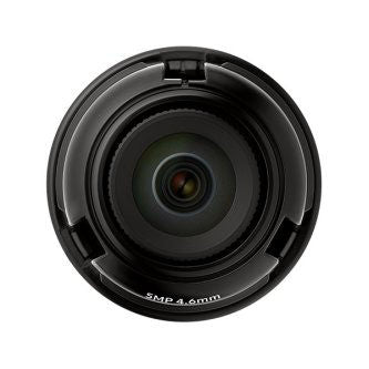 1/1.8" 5MP CMOS with a 4.6mm fixed focal lens, FoV: H: 77.9 , V: 57.9 for the PNM-9000VQ