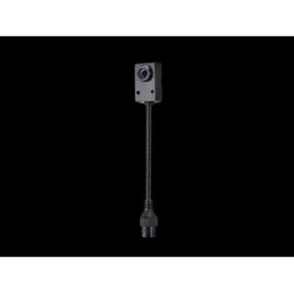 4.6mm pinhole lens module, compatible with PNM-9000QB, right angle body style, 2MP @ 30fps, 0.06 Lux, 73 horizontal field of view, 8 meters/ 26 feet cable