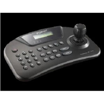 Controller, PTZ joystick controller, 2-line text LCD display, up to 255 PTZ/zoom cameras, RS-485