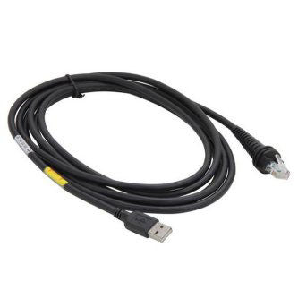 Cable: USB, black, Type A, 3m (9.8ft), straight, 5V host power.