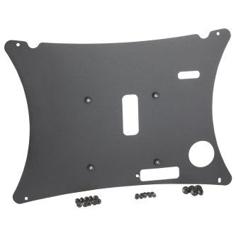 75x75mm VESA mount kit.  SGCC grade steel.  Includes 5x M4 6mm round screws, 5x M3 5mm round screws.