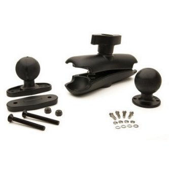 RAM Mount Kit (Flat Clamp Base Medium Arm 215mm, 8.5 Inch, D Ball)