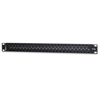 48-Port Category 6 Feed-Thru Unscreened HD Panel, 1 RMU