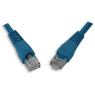 Category 6A U/UTP Patch Cord Snag-Proof Boot, Blue, 7 Ft.