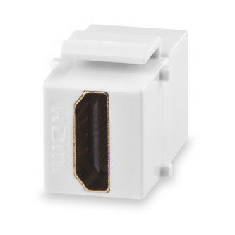 HDMI Connector Module, Type A Keystone Module, Ivory