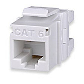 Cat 6 MT-Series Unscreened Keystone Jack, White