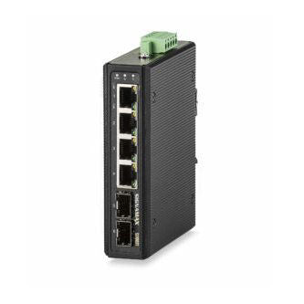 I-100 4 Port Ind Gigabit PoE SW with 2 Gigabit SFP Ports