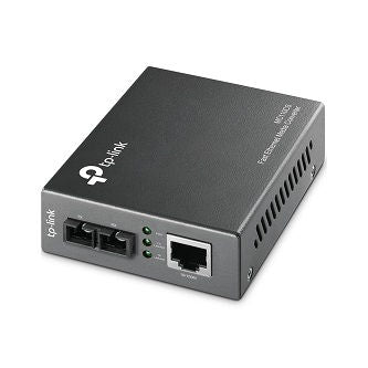 10/100Mbps RJ45 to 100Mbps single-mode SC fiber Converter, Full-duplex,up to 20Km, switching power adapter, chassis mountable