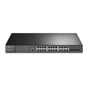 JetStream 28-Port Gigabit L2 Managed Switch with 24-port POE+