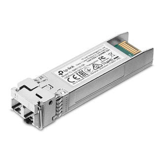 10GBASE-SR high performance 850nm multi-mode SFP+ transceiver, supports full duplex, 10G Ethernet connections up to 300m or 33m with 50/125 m or 62.5/125 m fiber cables respectively.