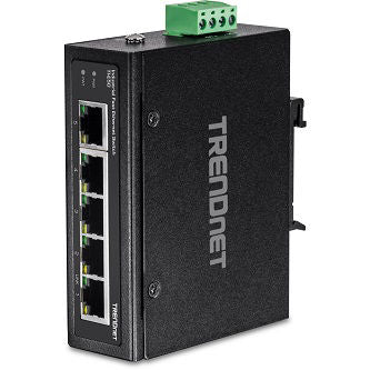 5-Port Industrial Fast Ethernet DIN-Rail Switch