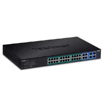 28-Port Gigabit Web Smart PoE+ Switch